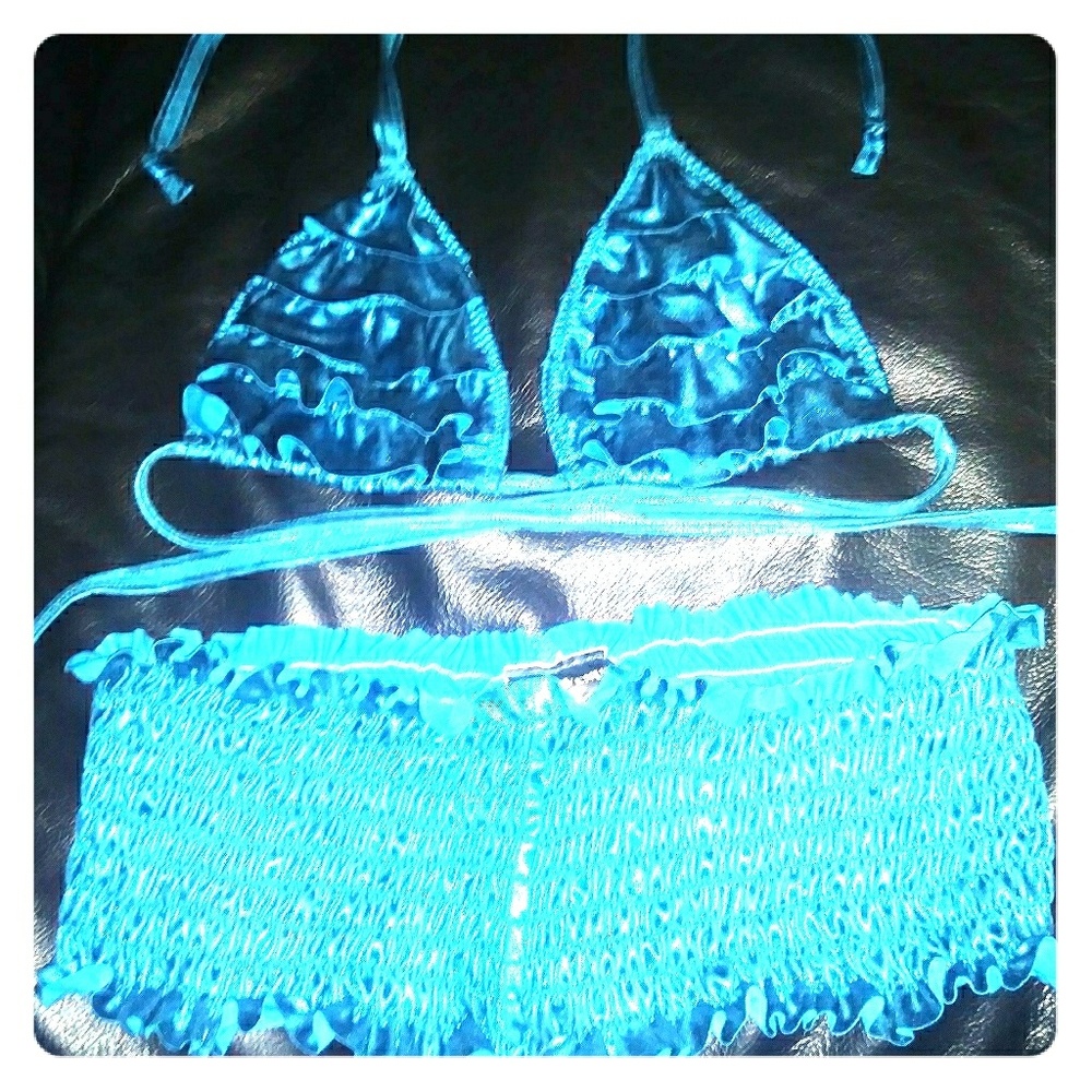 Blue Top Blue Shorts